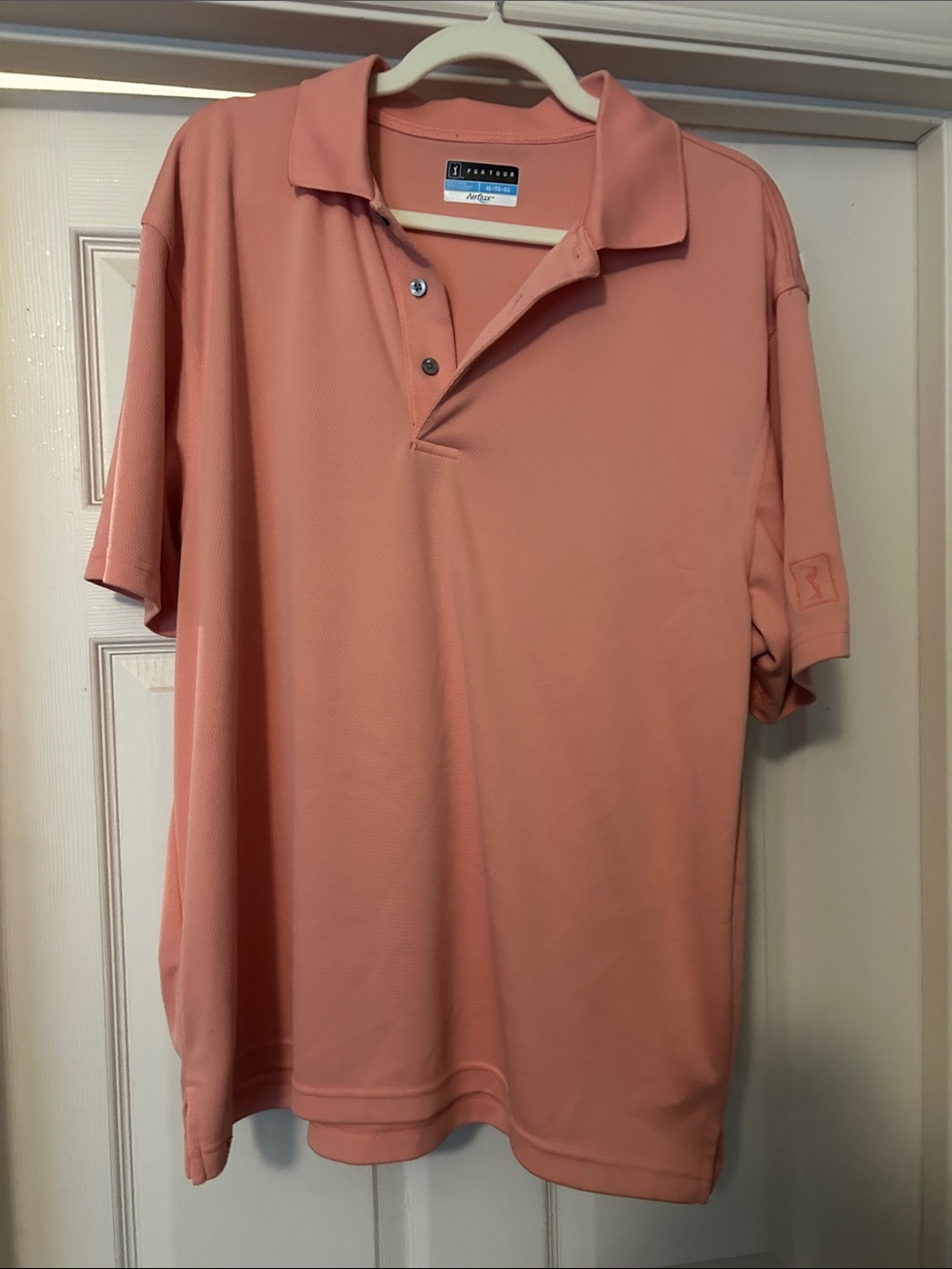 PGA Tour Men's Polo Shirt - Coral